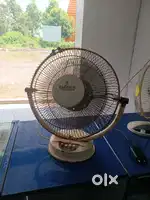 Table fan in running condition