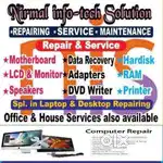 Laptop desktop repair at you door step