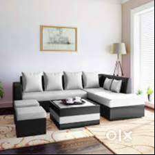 Saturday offer buy new sofa 8490, L size sofa 13990/- EMI bi