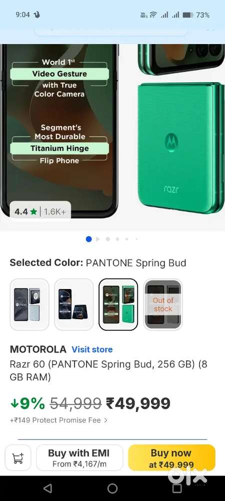 Moto razr 60 flip 5G brand new fold 256GB