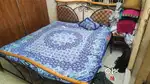 Bed with mattress