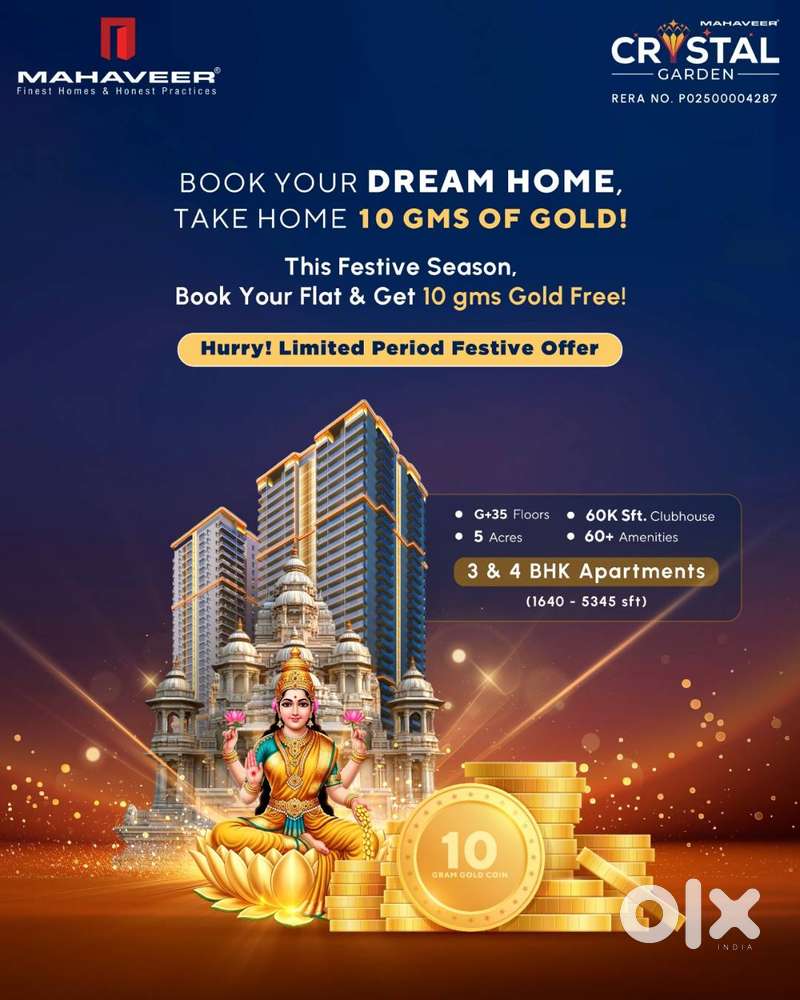High Rise Apartments 3 & 4 BHK  Flat For Sale In Attapur Hyderabad