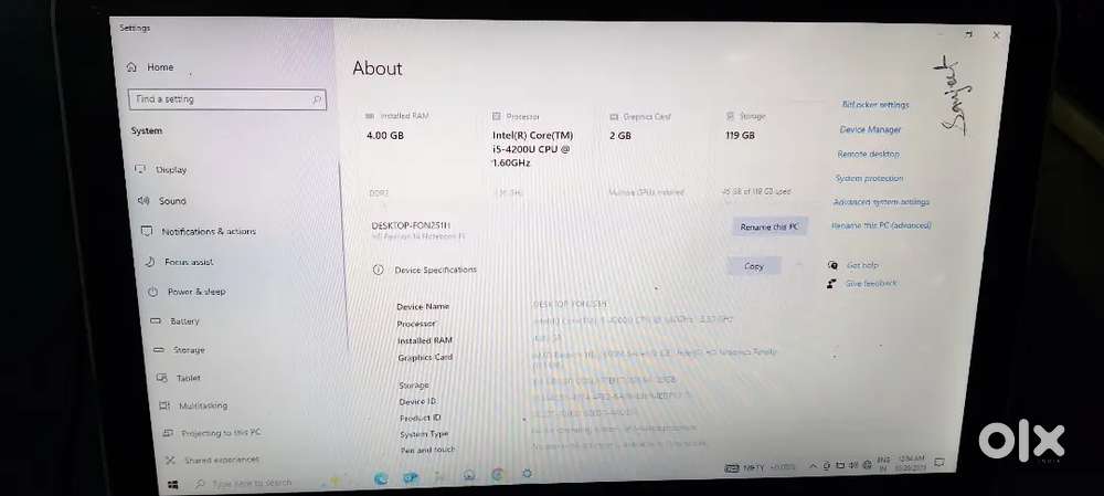 HP pavilion 14 notebook pc