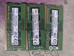 4GB DDR4 of Samsung and Korea Rs. 500 Each