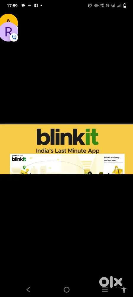 Hiring for barelly blinkit delivery boy job