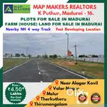 Budget Farm Plots|Lands|House|Villas for sale in Madurai