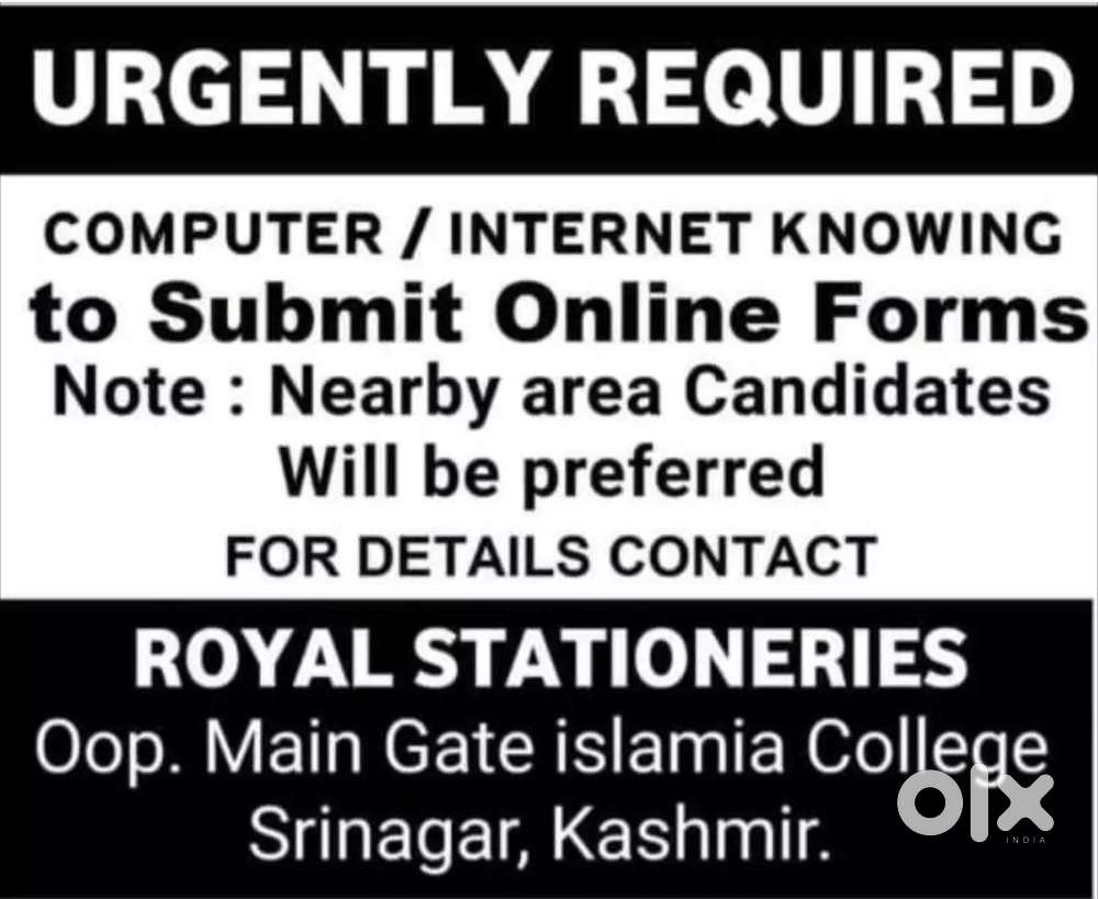 Salesman at Royal Stationeries