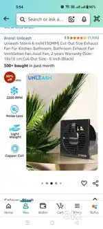 Brand new exhaust fan and heater for sale