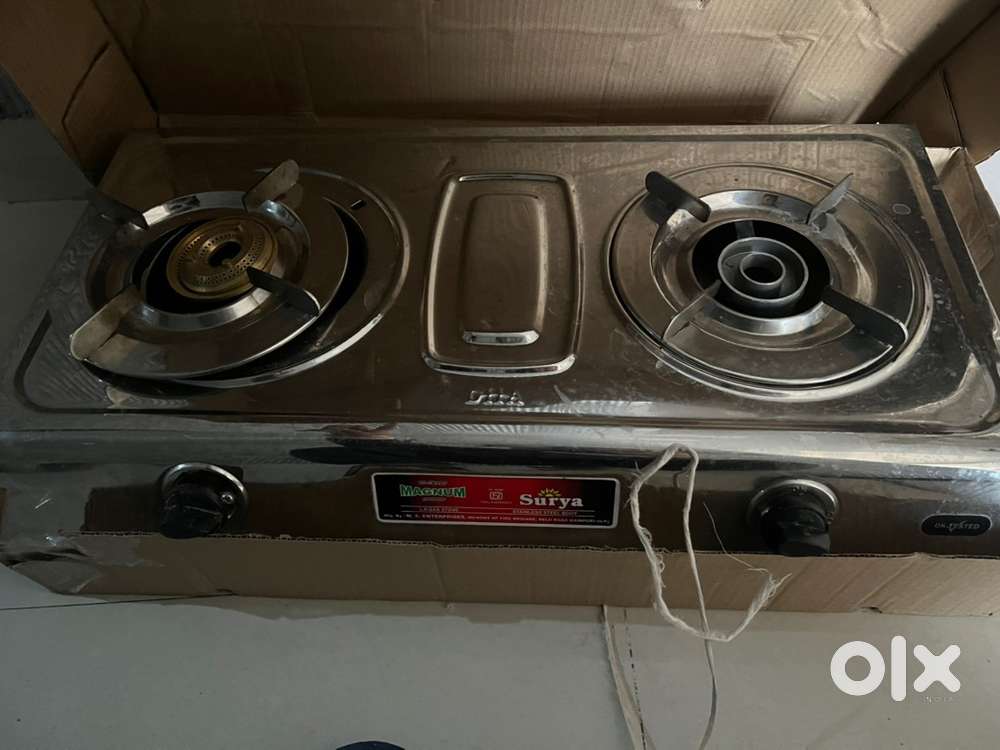 Stove with 2 burners gasy chula