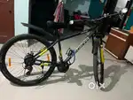 Having zorko keysto bicycle in yellow and black colour mix