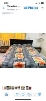 Double bed with storage