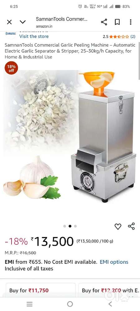 Garlic machine