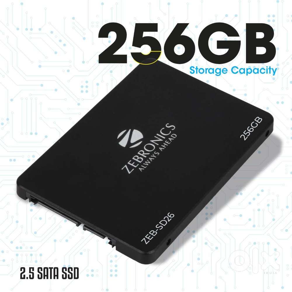 New Zebronics 256 GB SSD SATA @ Just Rs 1,500 Only...