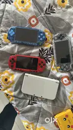 Sony psp transparent body with 32gb including games and new battery