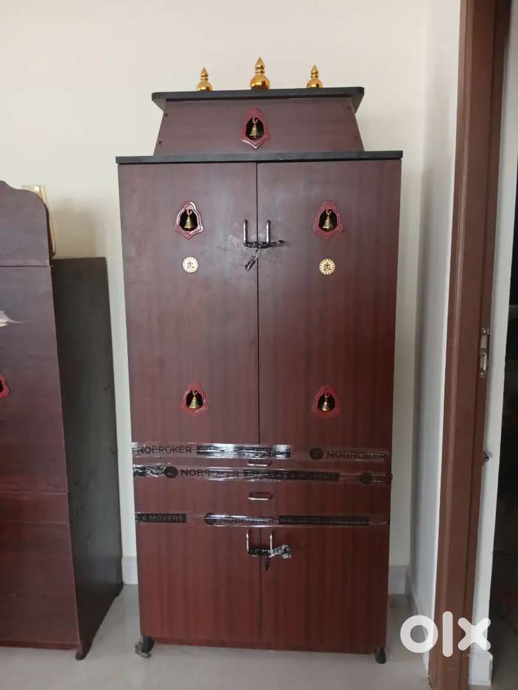 Wooden Pooja cupboard