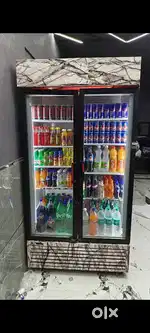 Double door commercial fridge