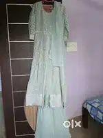 Lehanga with choli type light green