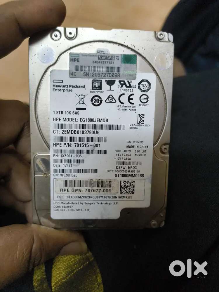 Hp sas harddisk 1.8 tb 10k sas