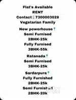 2BHK , 3BHK Flat For Rent