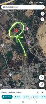 Diverted semi commercial corner plot