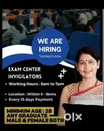 Urgent Hiring- Invigilators