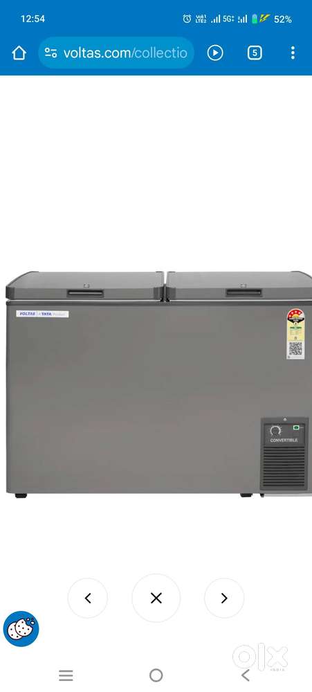 Brand New Voltas Deep Freezer 300 litres