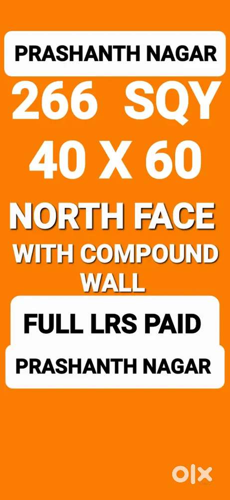 266 SQY NORTH WITH FULL LRAS PAID PRASHANTH NAGAR HANAMKONDA