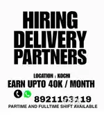 Hiring delivery partners Boys and Girls