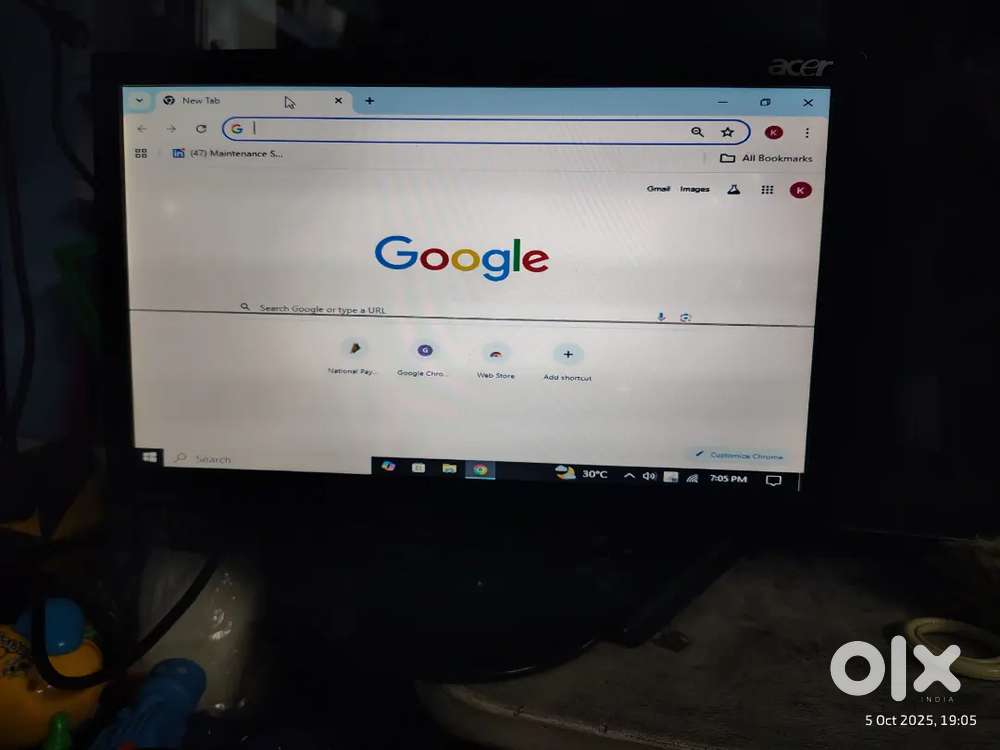 Acer monitor 15.6 for sale