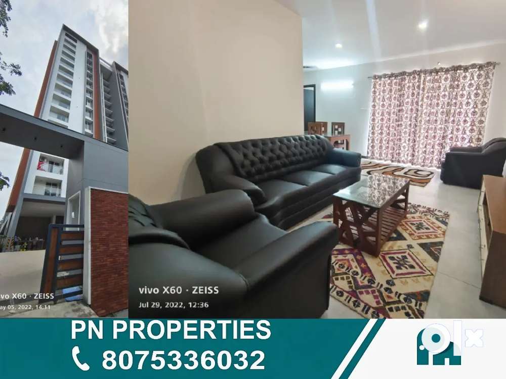 2bhk fully furnished luxury flat for rent near kunnathupalam