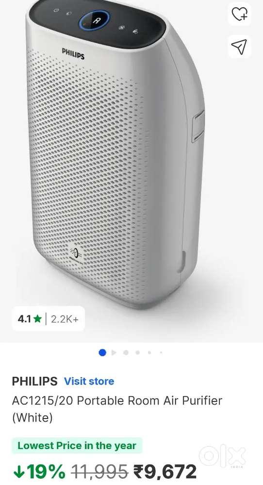 PHILLIPS AIR PURIFIER FOR SALE @ 6000