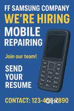 Mobile repairing ke liye ladko ki zarurat