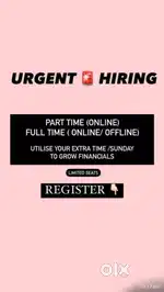 Work from home (limited seats available)