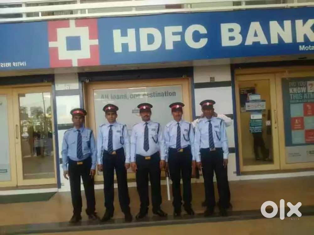 Security Guard Jobs in HDFC Bank - Lucknow