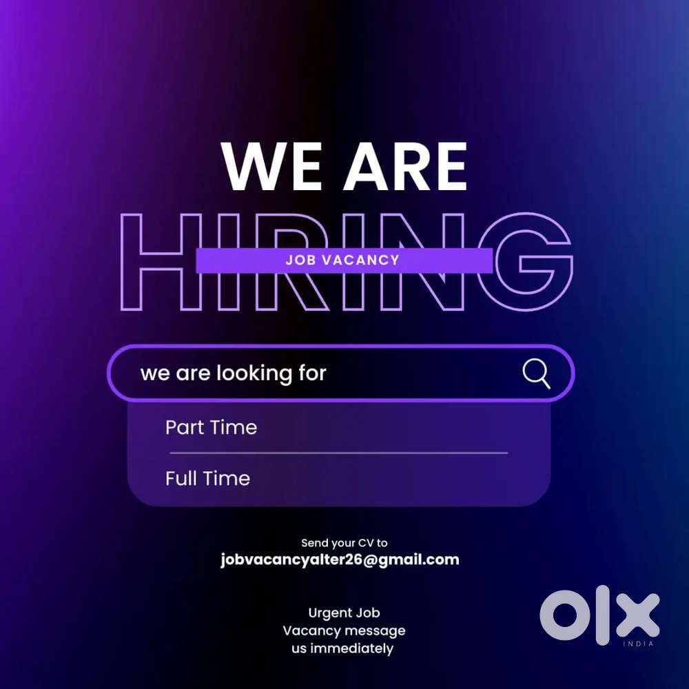 JOB VACANCY FOR FRESHERS