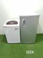 LG 190ltrs grey colour and LG 6kg top load fully automatic machine