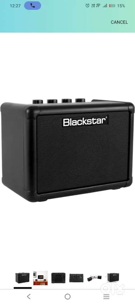 Blackstar fly3pak guitar amplifier with adapter