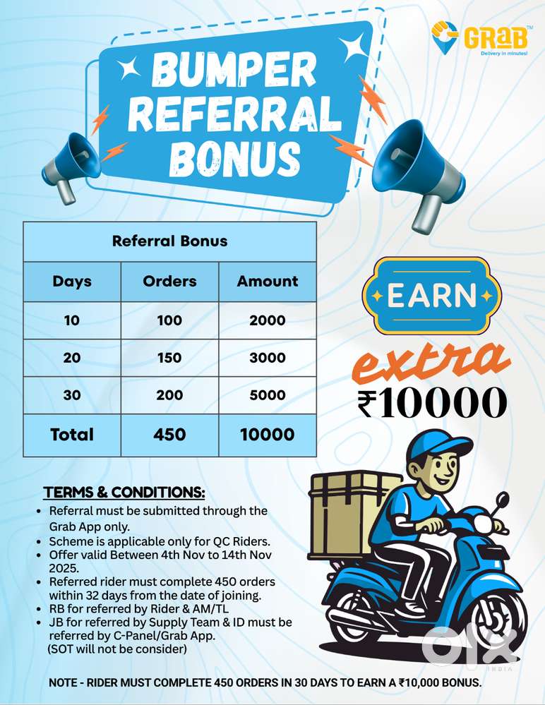 Delivery rider job @ 2763_iyyappantangal smartbazar