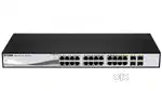 D-LINK DGS 1210, 24 PORT GIGABIT SWITCH ,4 COMBO SFP Ports, A++