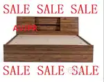New Engineered Wood Bed with Storage