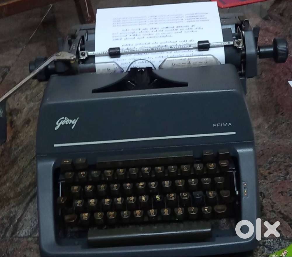 Tamil Typewriting machine godrej