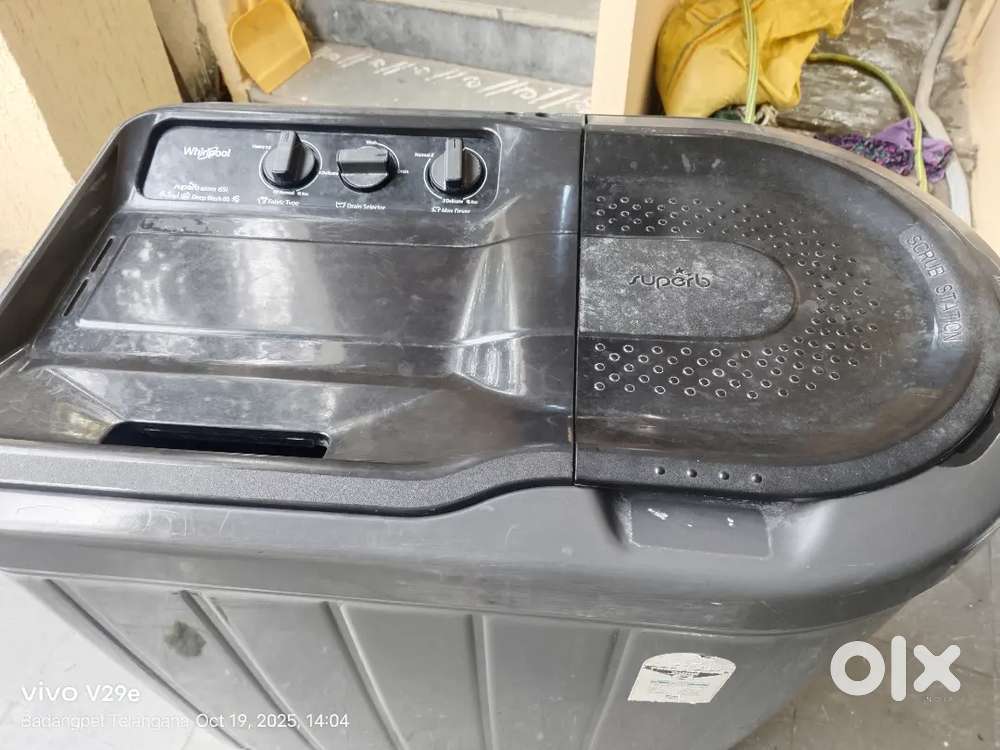 Whirlpool semi automatic 6.5kg like new