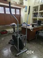 Cardio cycle,Dumble,chest bench press ,Rod and 40kg plate
