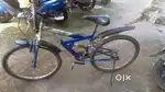 Six gear hercules bicycle, Blue colour