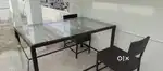 WICKER DINNING TABLE