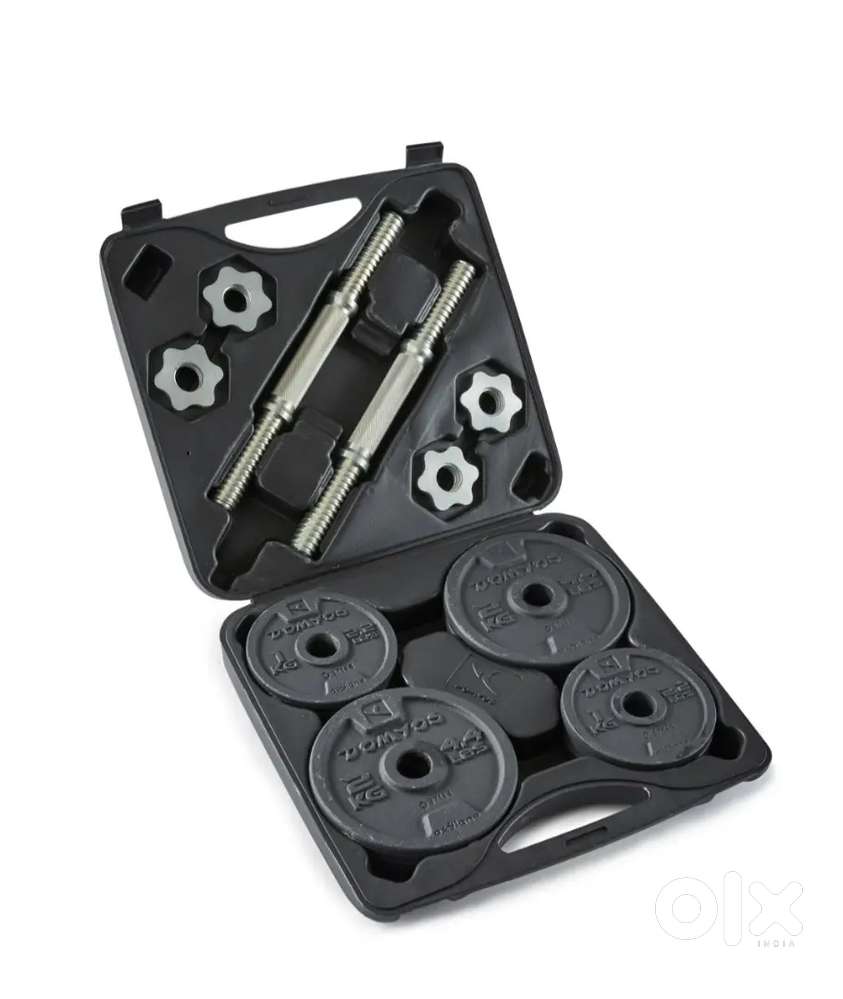 Decathlon Dumbbell Set + 7.5 kg Dumbbell Hardly Used  Excellent Deal