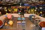 Brand new colourful cafe restaurant folding tables and chairs manufact
