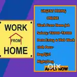 Earn Money Online work from Home job in India