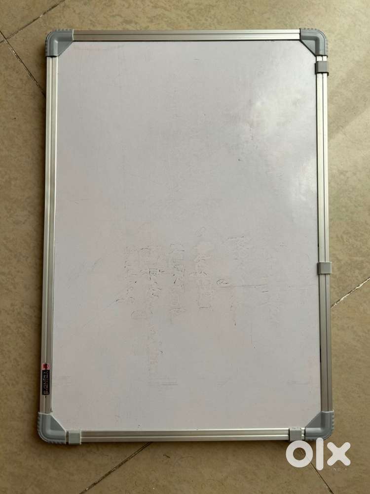 Double sided board one side marker other chalk