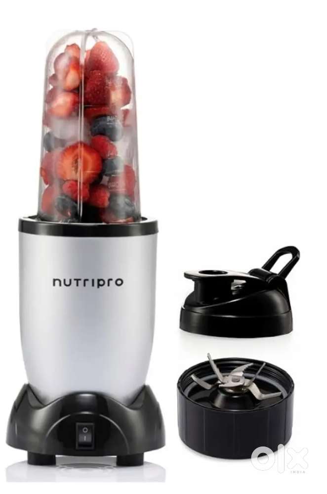 NutriPro Juicer Mixer Grinder - 500 Watts (1Jars & 1 Blade, Silver)
